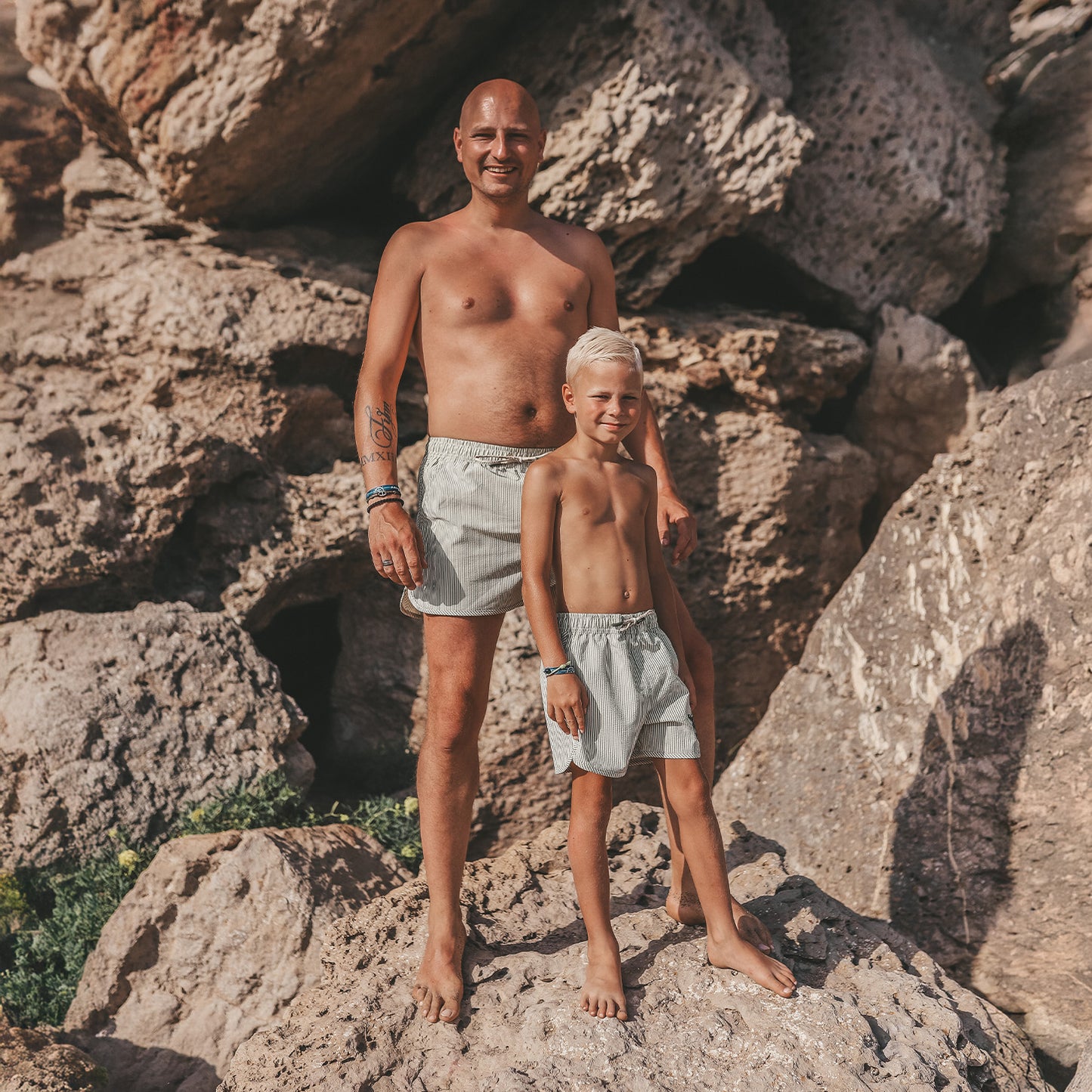 Salted Stories - Seersucker | Swim Shorts | Men