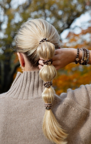 Metallic Gold Heart Toffee