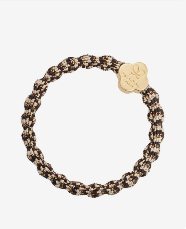 Metallic Gold Quatrefoil Cocoa Dust