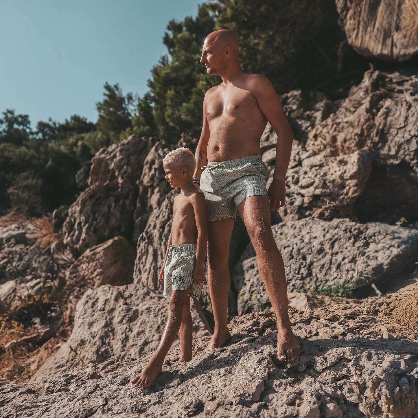 Salted Stories | Seersucker | Swim Shorts
