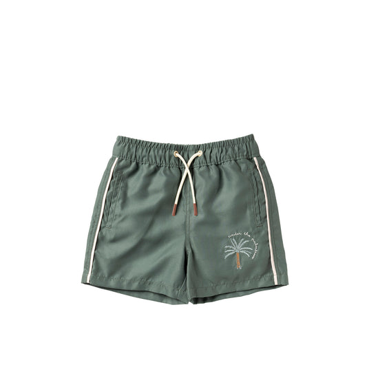 Solid | Swim Shorts | Bronze Green