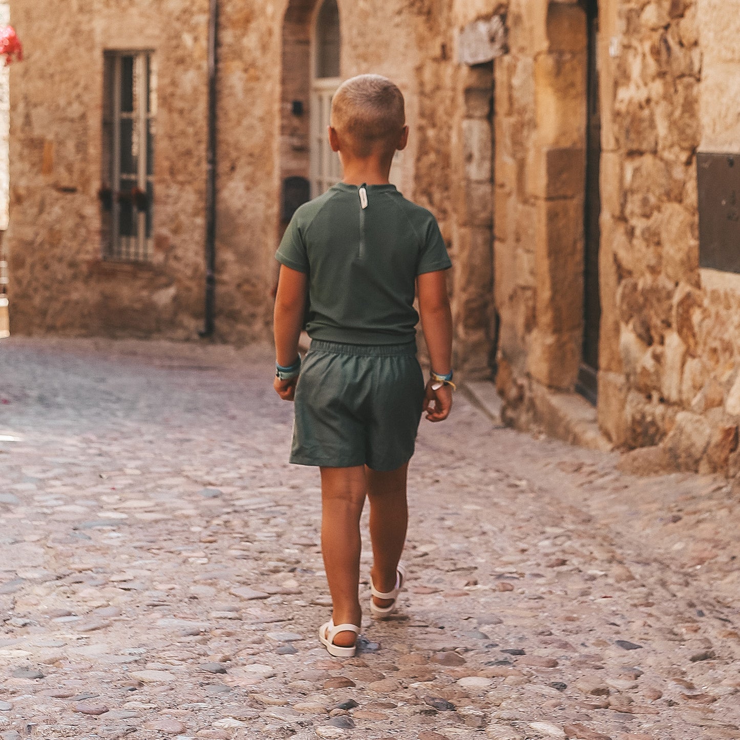 Solid | Swim Shorts | Bronze Green