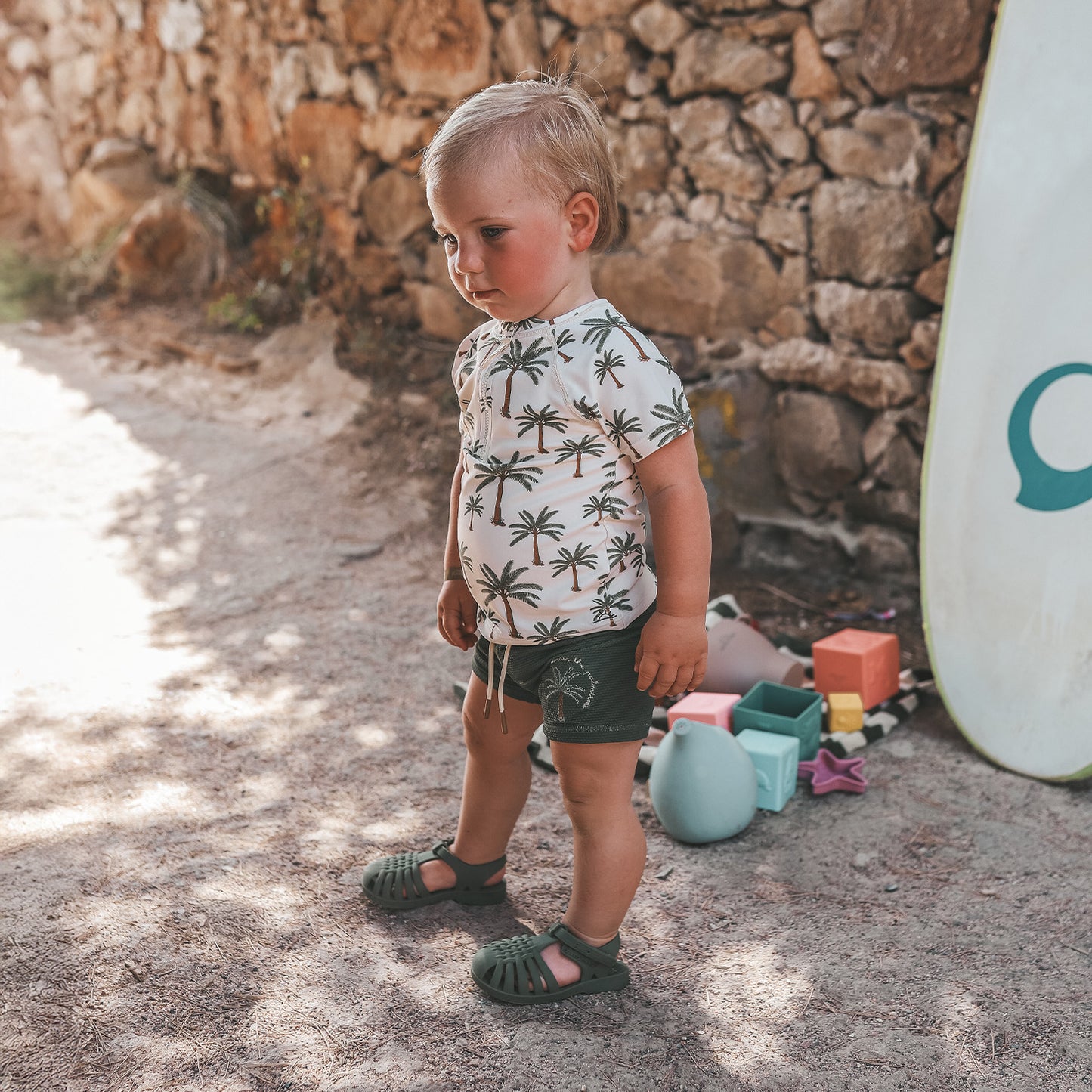 Solid | Swim Trunks | Bronze Green
