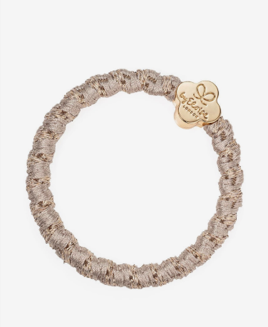 Woven Gold Quatrefoil Blonde